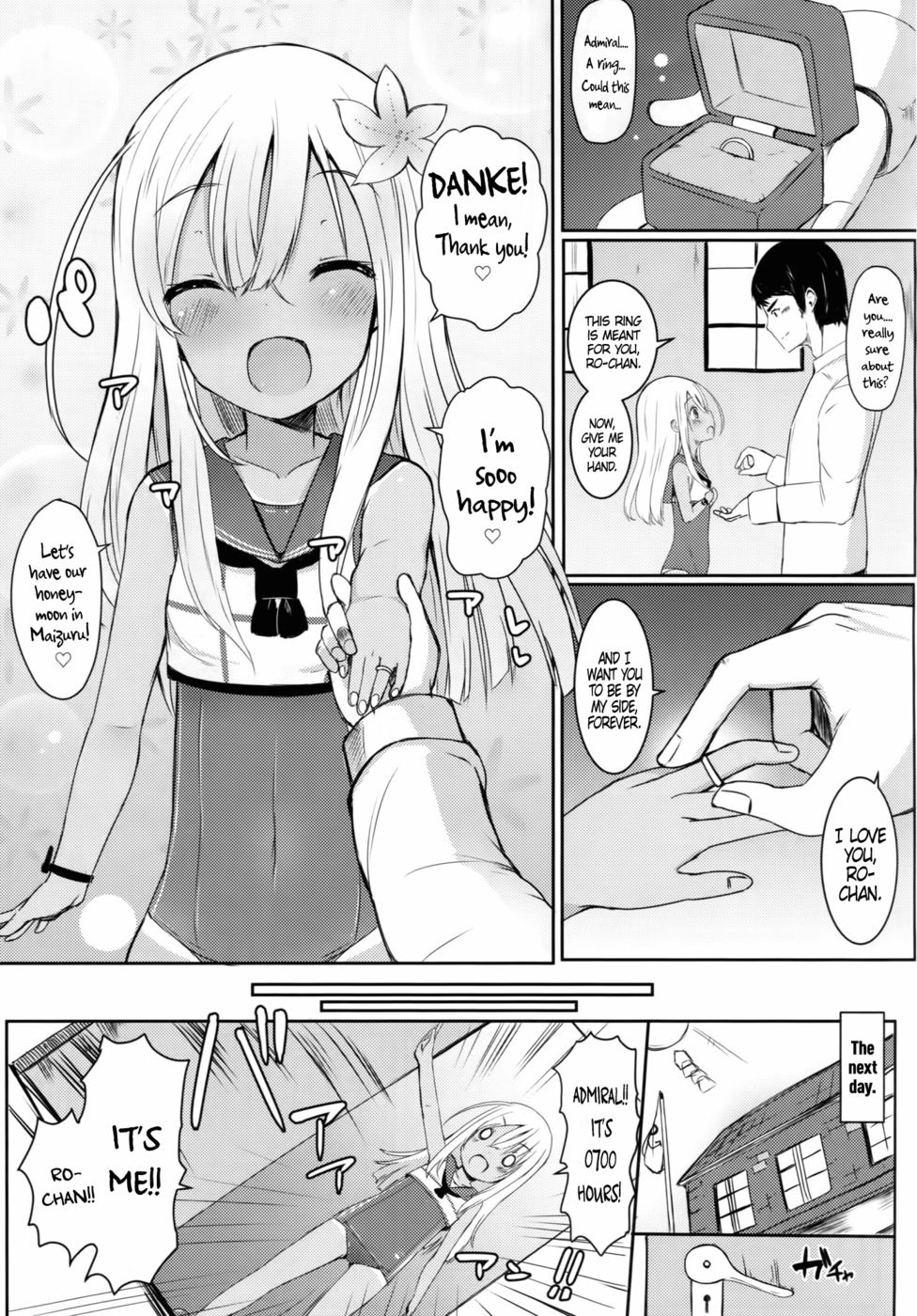 Hentai Manga Comic-Ro-chan, Danke Danke!-Read-3